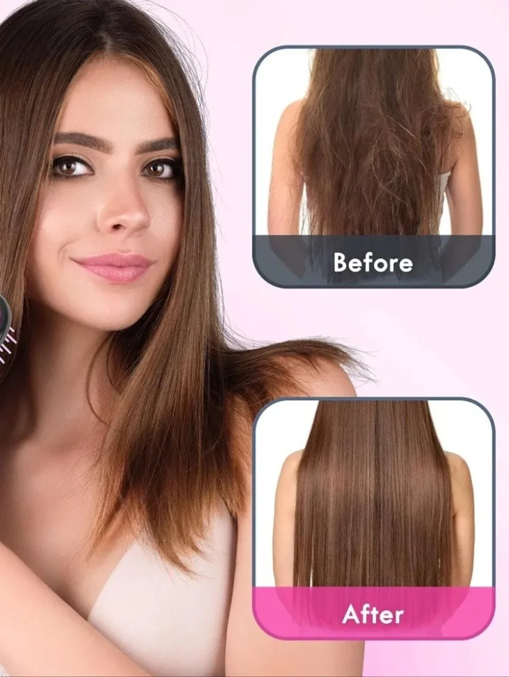 1 Piece Vented Detangling Brush...ouchless!